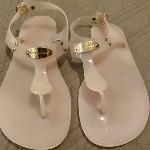 $20 micheal kors plastic sandals!